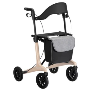 Carbon rollator Multimotion Beige rugband